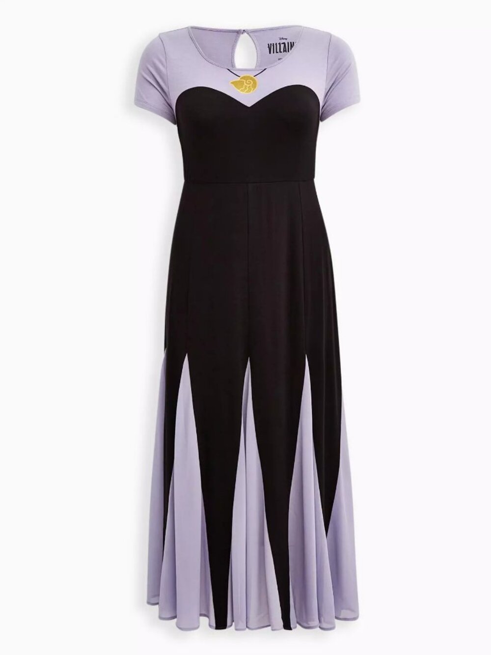 Torrid Disney The Little Mermaid Ursula Purple Maxi Dress Size 22-24, 3XL - Picture 4 of 5